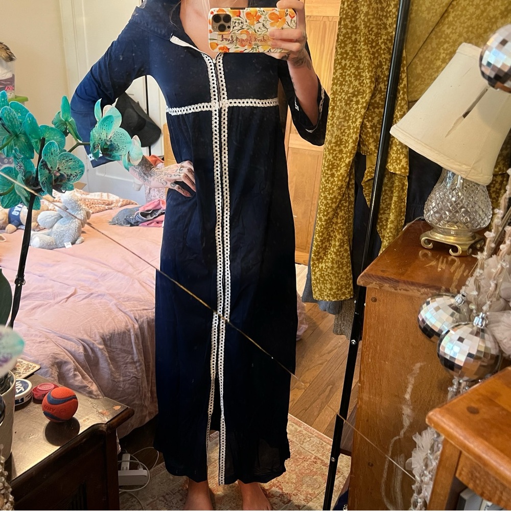HANDMADE vintage housecoat